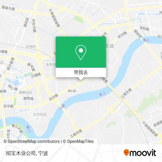 招宝木业公司地图