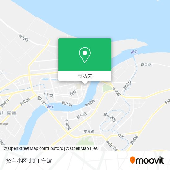 招宝小区-北门地图