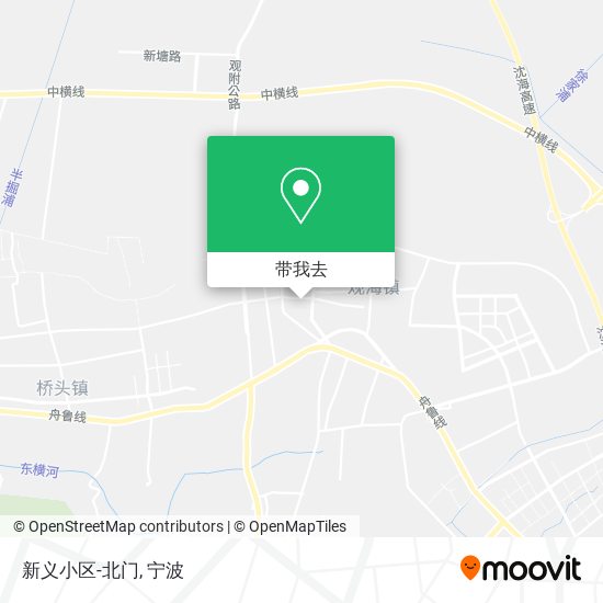 新义小区-北门地图
