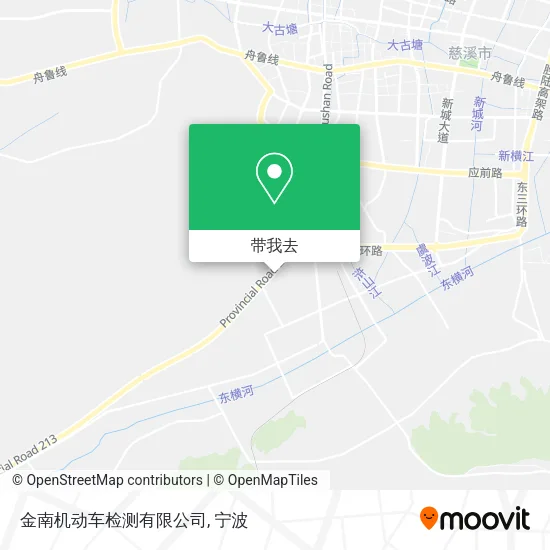 金南机动车检测有限公司地图