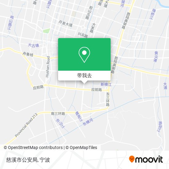 慈溪市公安局地图