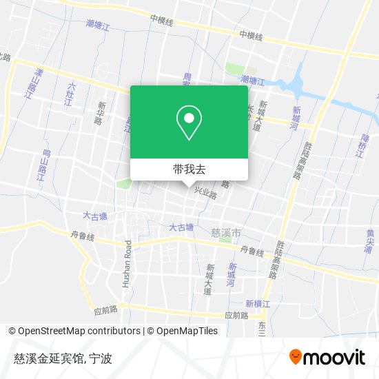 慈溪金延宾馆地图