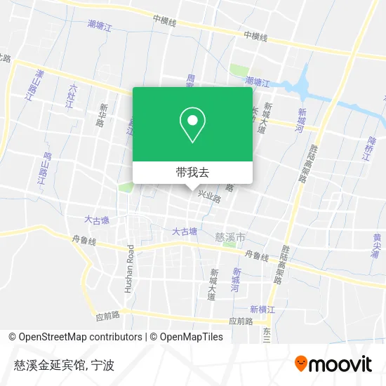 慈溪金延宾馆地图