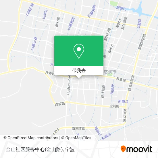 金山社区服务中心(金山路)地图