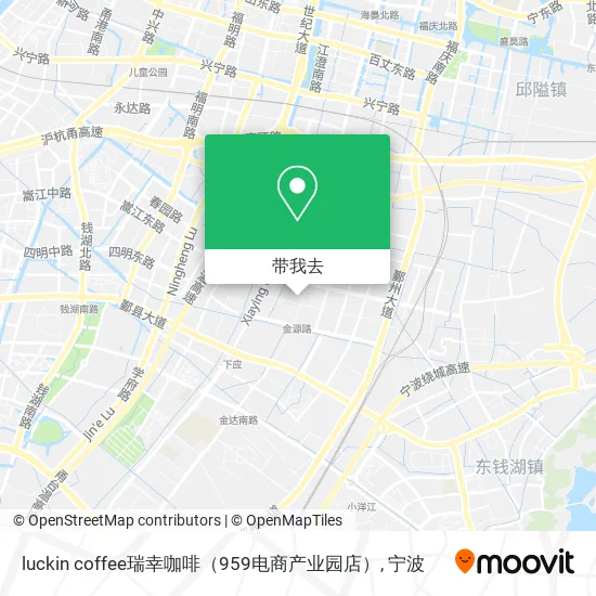 luckin coffee瑞幸咖啡（959电商产业园店）地图