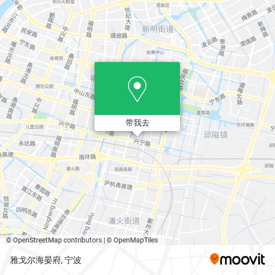 雅戈尔海晏府地图