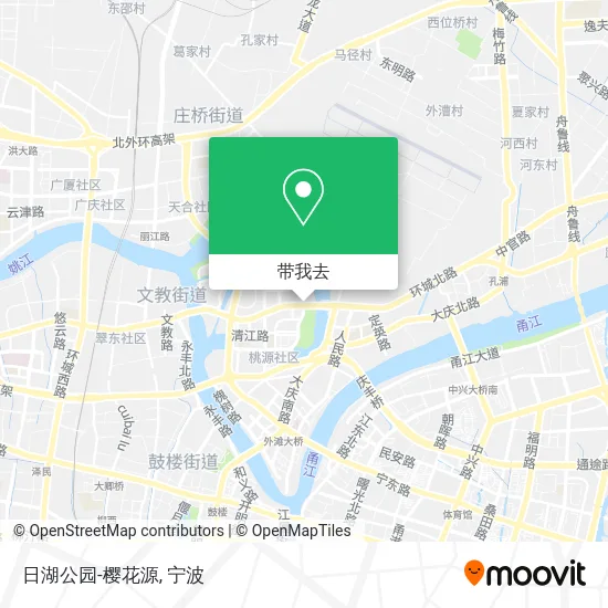 日湖公园-樱花源地图