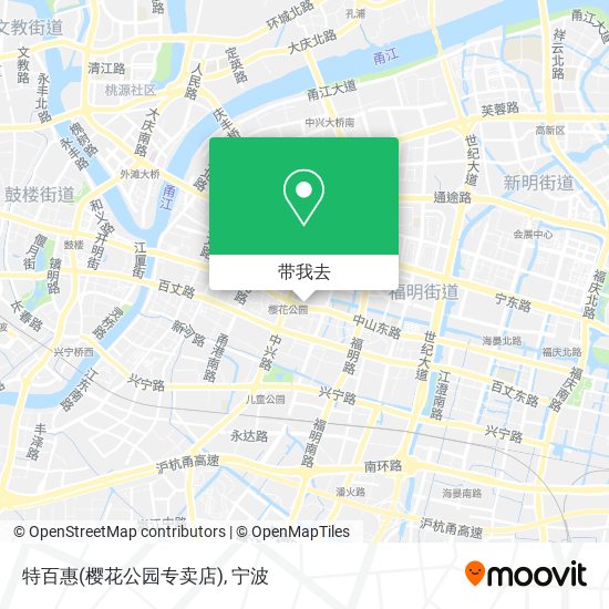 特百惠(樱花公园专卖店)地图