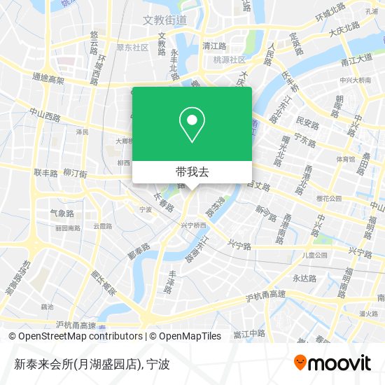 新泰来会所(月湖盛园店)地图