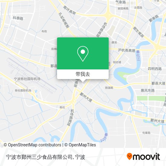 宁波市鄞州三少食品有限公司地图