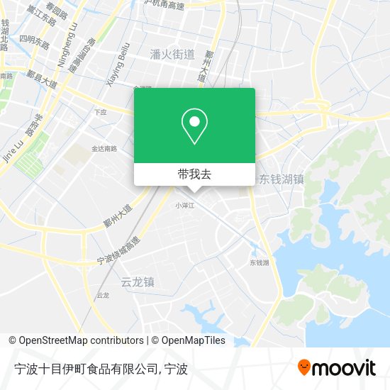 宁波十目伊町食品有限公司地图