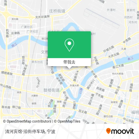 清河宾馆-沿街停车场地图