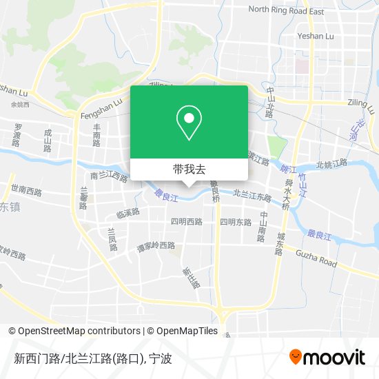 新西门路/北兰江路(路口)地图