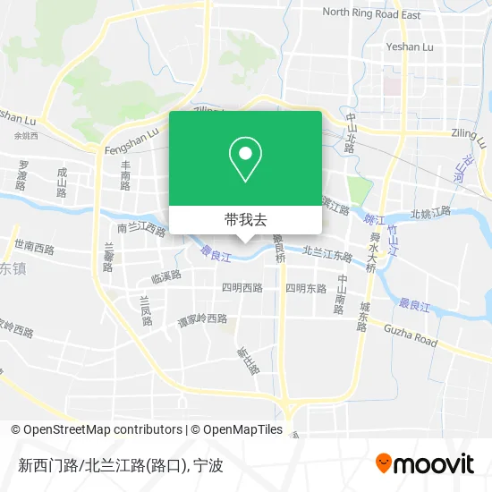 新西门路/北兰江路(路口)地图