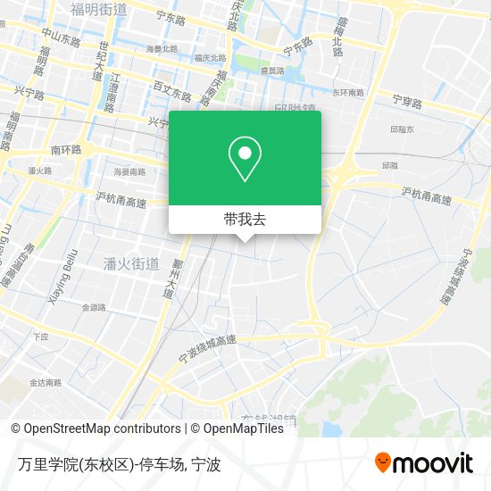 万里学院(东校区)-停车场地图