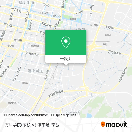 万里学院(东校区)-停车场地图