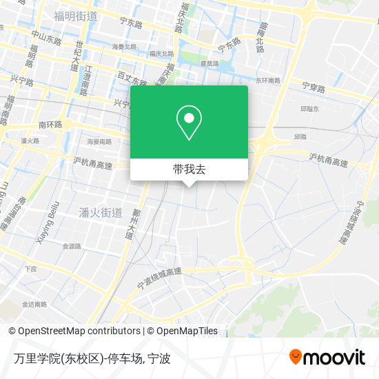 万里学院(东校区)-停车场地图