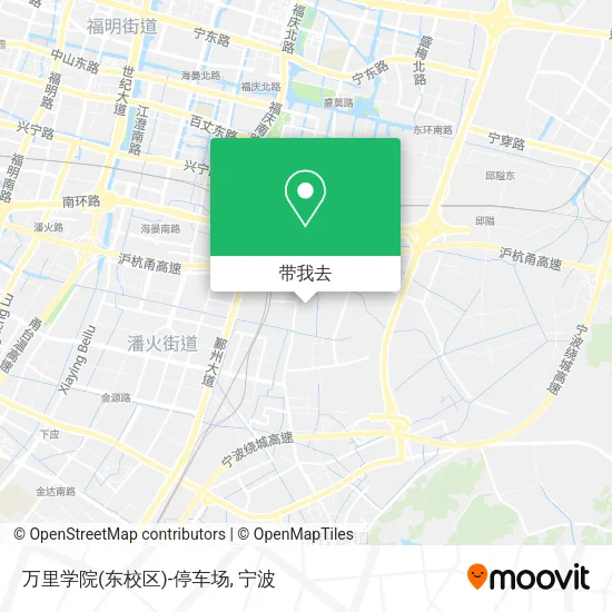 万里学院(东校区)-停车场地图