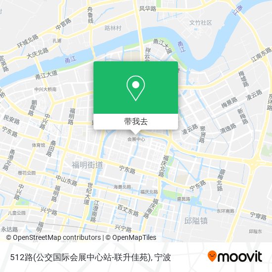 512路(公交国际会展中心站-联升佳苑)地图