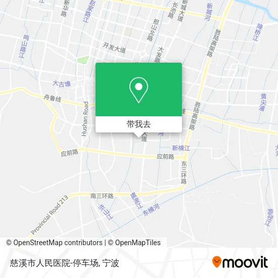 慈溪市人民医院-停车场地图