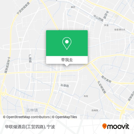 华联烟酒店(工贸四路)地图