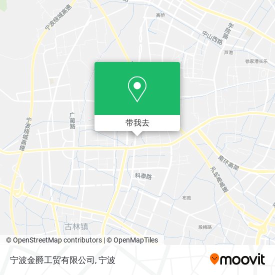 宁波金爵工贸有限公司地图