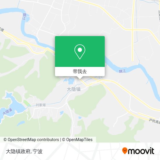 大隐镇政府地图