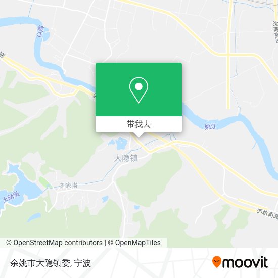 余姚市大隐镇委地图