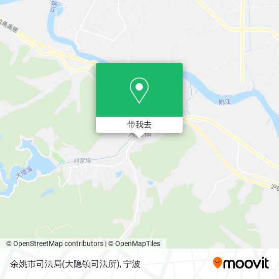 余姚市司法局(大隐镇司法所)地图