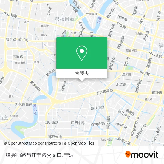 建兴西路与江宁路交叉口地图