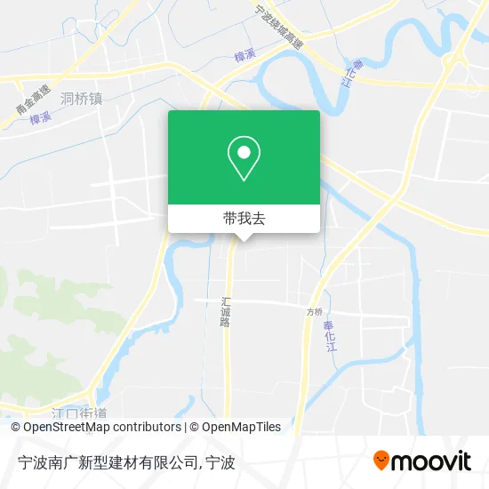 宁波南广新型建材有限公司地图