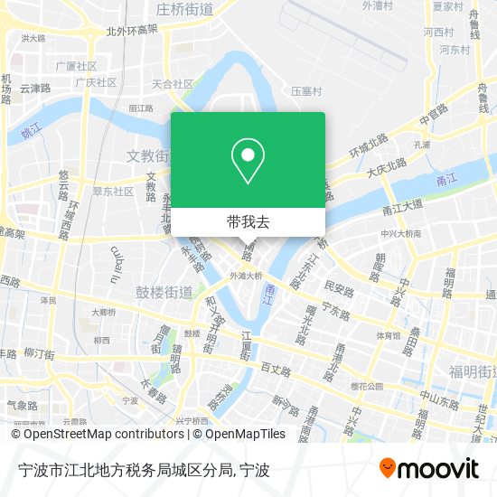 宁波市江北地方税务局城区分局地图