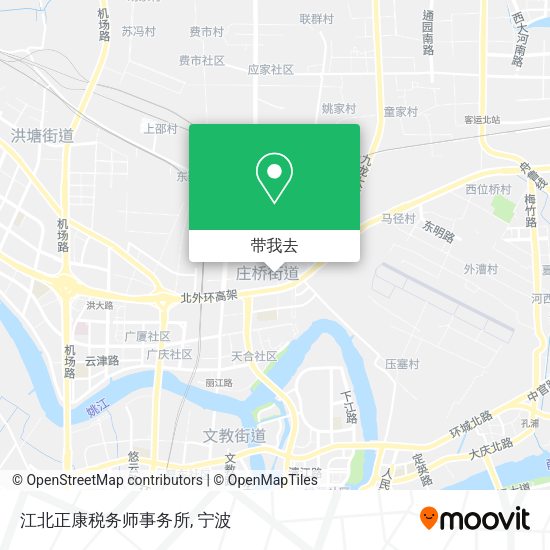 江北正康税务师事务所地图