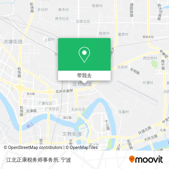江北正康税务师事务所地图