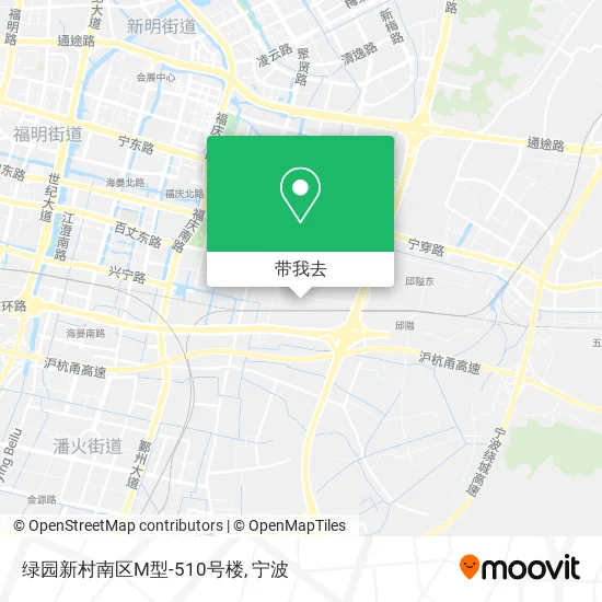 绿园新村南区M型-510号楼地图