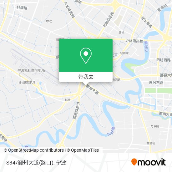 S34/鄞州大道(路口)地图