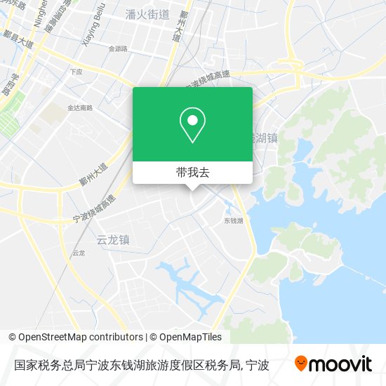 国家税务总局宁波东钱湖旅游度假区税务局地图