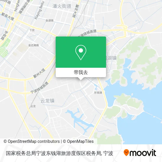 国家税务总局宁波东钱湖旅游度假区税务局地图