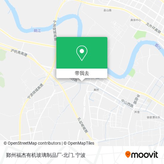 鄞州福杰有机玻璃制品厂-北门地图
