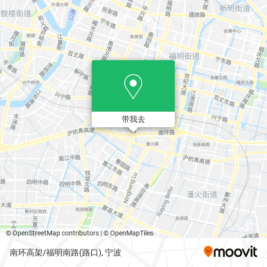 南环高架/福明南路(路口)地图