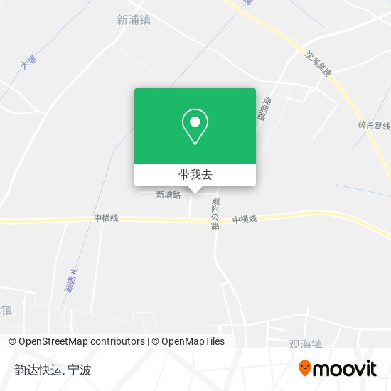 韵达快运地图