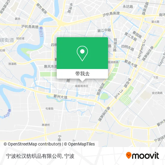 宁波松汉纺织品有限公司地图