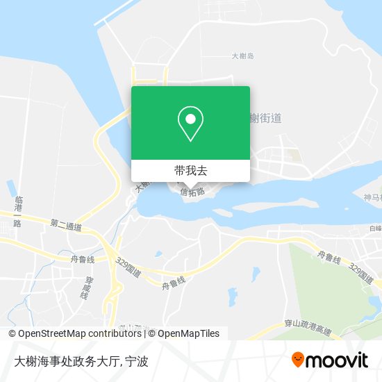 大榭海事处政务大厅地图