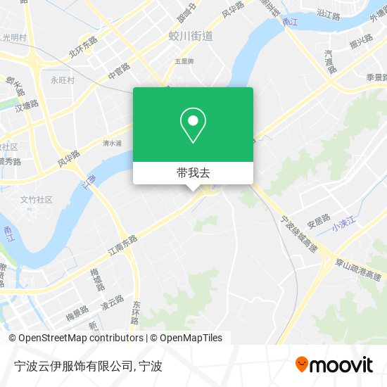 宁波云伊服饰有限公司地图