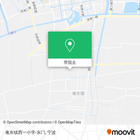 庵东镇西一小学-东门地图