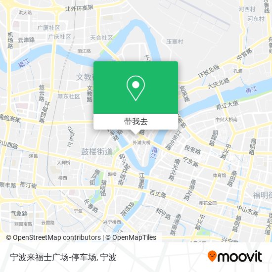 宁波来福士广场-停车场地图