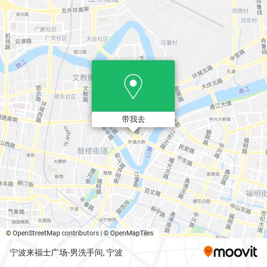 宁波来福士广场-男洗手间地图