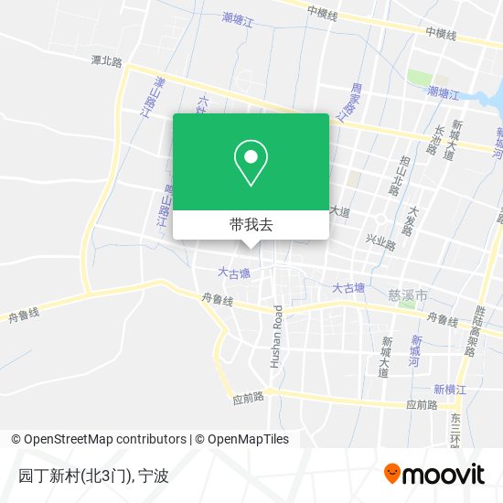 园丁新村(北3门)地图