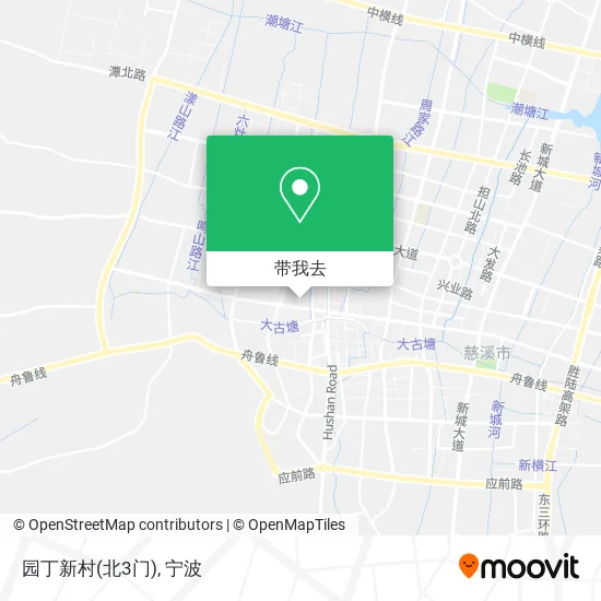 园丁新村(北3门)地图