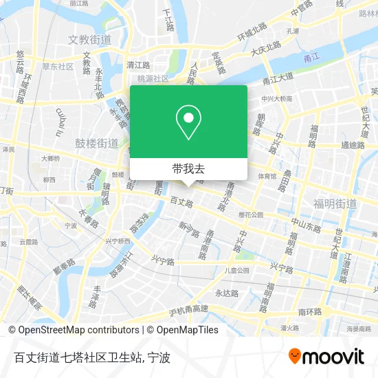 百丈街道七塔社区卫生站地图
